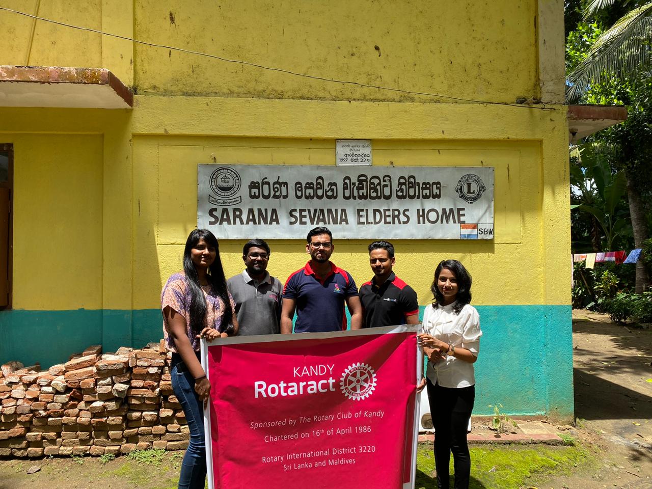 Dry rations donation to ‘Sarana Sevana’ Elders’ home