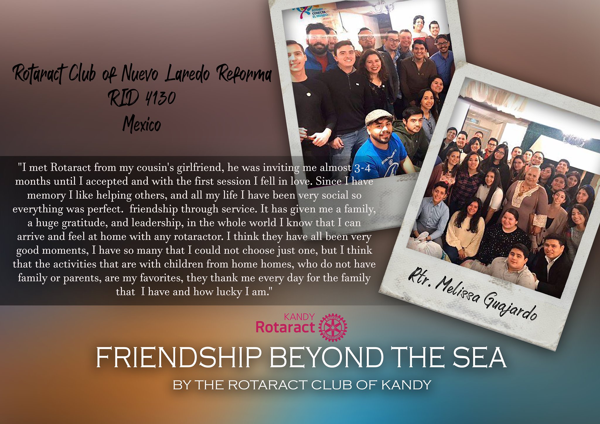 Friendship beyond Sea